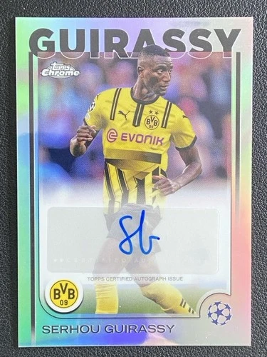 Serhou Guirassy 2024 Topps Chrome Refractor