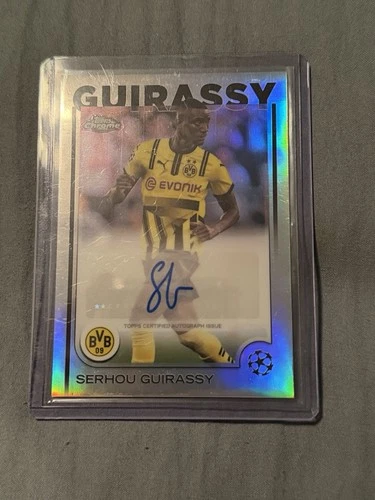 Serhou Guirassy 2024 Topps Chrome Refractor