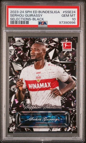 Serhou Guirassy 2023 Topps Chrome Sapphire Black /10