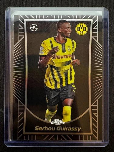 Serhou Guirassy 2024 Topps Chrome Shadow Etch
