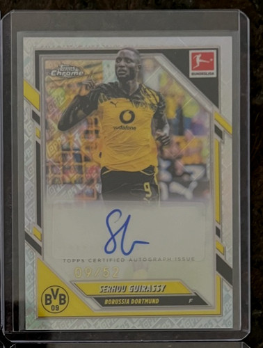 Serhou Guirassy 2025 Topps Chrome Toppsfractor /52