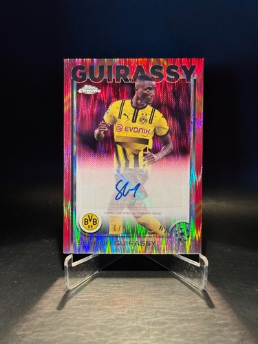 Serhou Guirassy 2025 Topps Chrome UCC /8