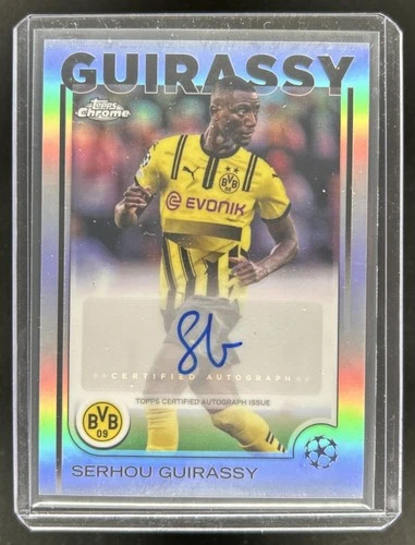 Serhou Guirassy 2024 Topps Chrome UEFA