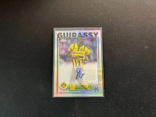 Serhou Guirassy 2024 Topps Chrome UEFA Calcio