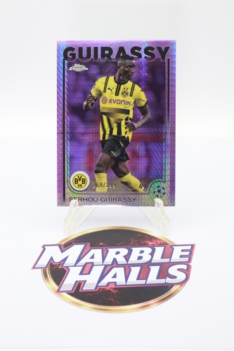 Serhou Guirassy 2024 Topps Chrome Violet Prism /299