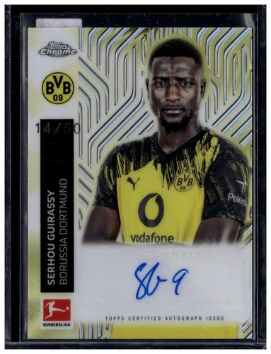 Serhou Guirassy 2025 Topps Cromo Bundesliga Gold /50