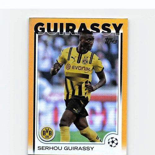 Serhou Guirassy 2024 Topps Cromo UCC Naranja /25