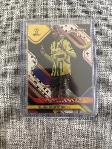 Serhou Guirassy 2025 Topps Finest Black 9/10