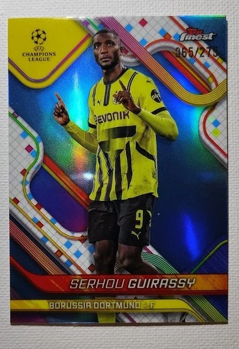 Serhou Guirassy 2024 Topps Finest Sky Blue