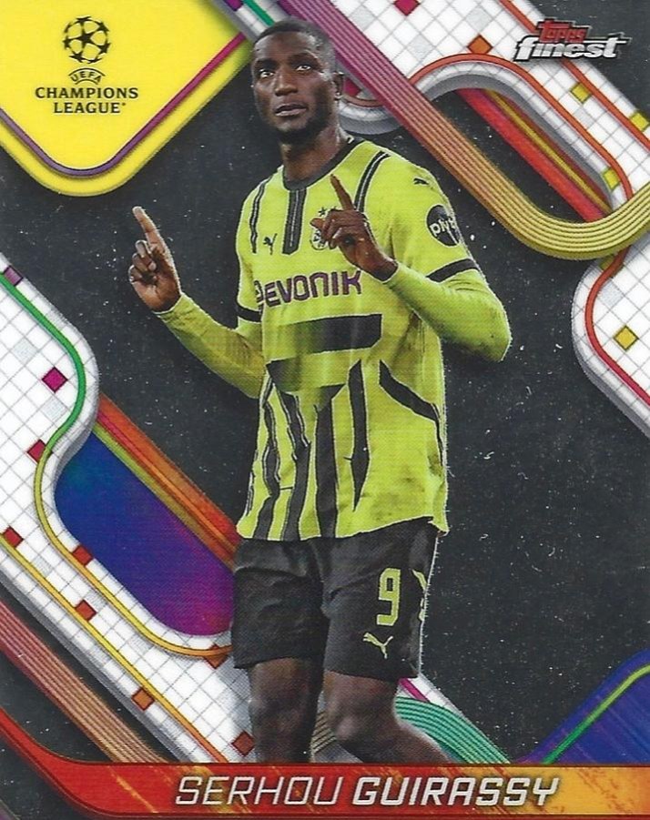 Serhou Guirassy 2024 Topps Finest UEFA Club Competitions