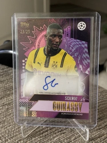 Serhou Guirassy 2024 Topps Gold UCC Gold /25