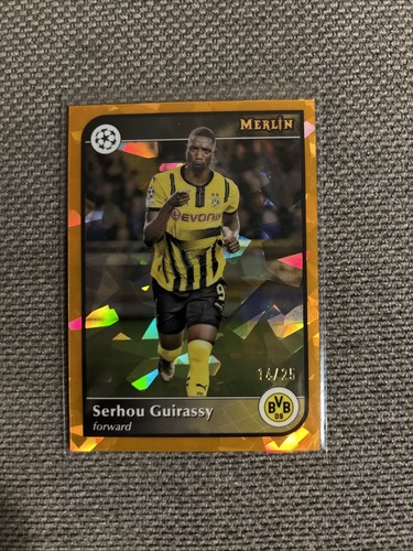 Serhou Guirassy 2024 Topps Merlin Chrome /25