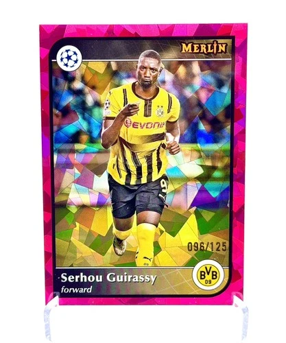 Serhou Guirassy 2024 Topps Merlin Chrome Magenta Atomic /125