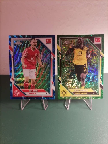 Serhou Guirassy / Paul Nebel 2025 Topps Cromo Bundesliga 51/99 and 041/150