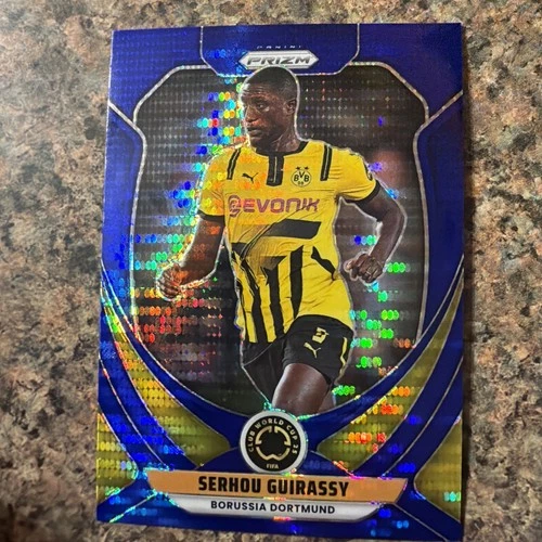 Serhou Guirassy 2025 Panini Prizm Blue Pulsar /275
