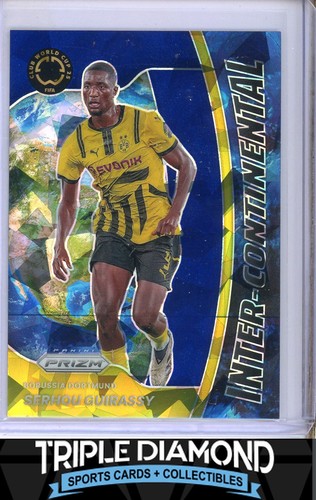 Serhou Guirassy 2025 Panini Prizm Club World Cup Blue Ice /99