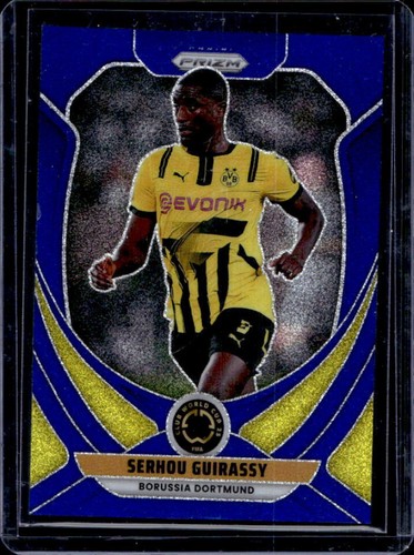 Serhou Guirassy 2025 Panini Prizm FIFA Club World Cup Blue Glitter /149