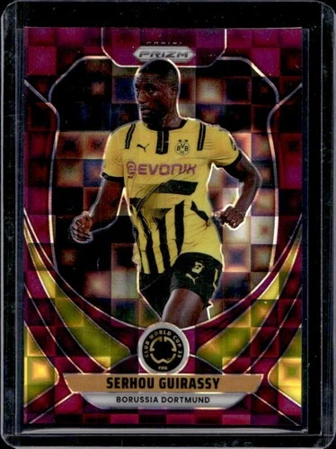Serhou Guirassy 2025 Panini Prizm FIFA Club World Cup Purple Pandora /49