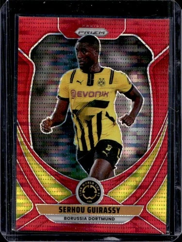 Serhou Guirassy 2025 Panini Prizm FIFA Club World Cup Red Pulsar /299