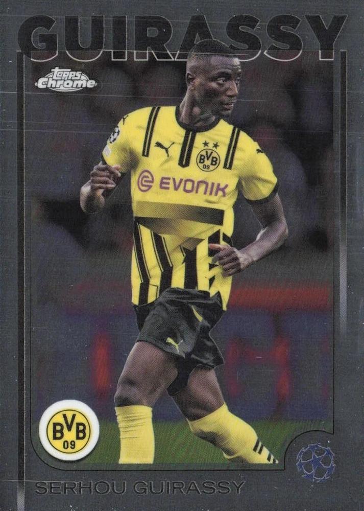 Serhou Guirassy 2024 Topps Chrome UEFA Club Competitions