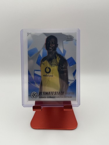Serhou Guirassy 2025 Topps Flagship UCC Blue /150