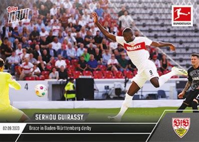 Serhou Guirassy 2023 Topps Now Bundesliga English