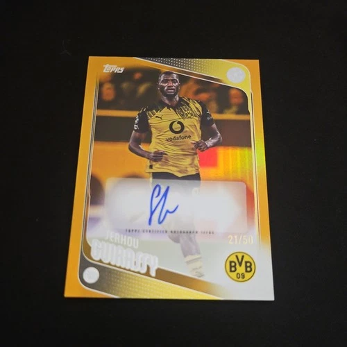 Serhou Guirassy 2025 Topps UCC Flagship Gold /50