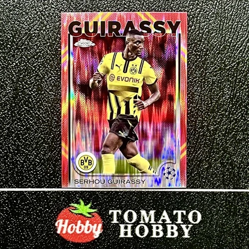 Serhou Guirassy 2024 Topps UEFA 2024-25 Oro Rojo Refractor