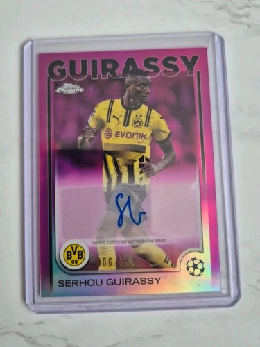 Serhou Guirassy 2025 Topps UEFA Champions League Pink /250
