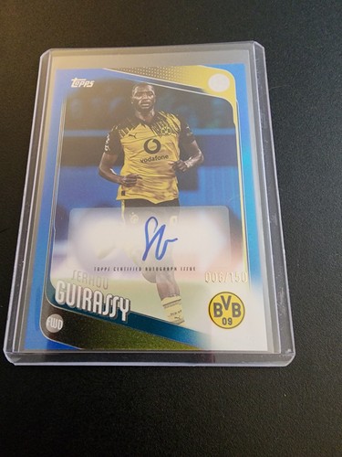 Serhou Guirassy 2025 Topps UEFA Club Competitions Blue /150
