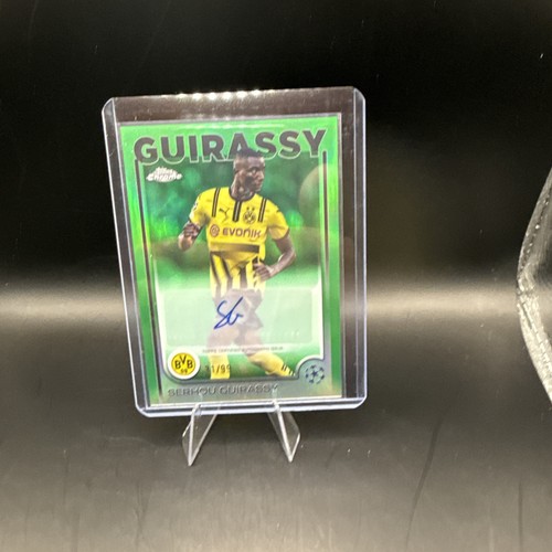 Serhou Guirassy 2024 Topps UEFA Club Competitions Green Refractor /99