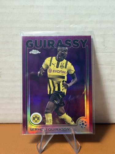 Serhou Guirassy 2024 Topps UEFA Club Competitions Purple /75