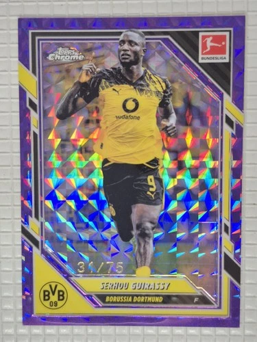 Serhou Guitassy 2025 Topps Chrome Purple /75