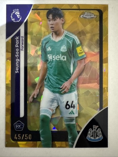Seung-soo Park 2026 Topps Chrome Premier League Oro /50