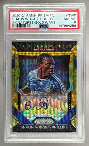 Shaun Wright-Phillips 2020 Panini Prizm Gold Wave