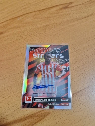 Sheraldo Becker 2022 Topps Bundesliga Finest /80