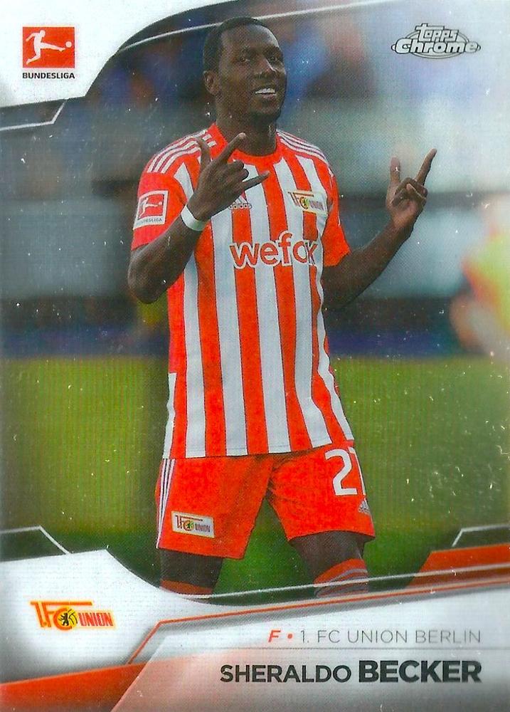 Sheraldo Becker 2022 Topps Chrome Bundesliga 12