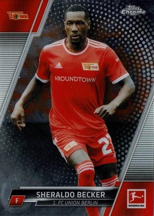 Sheraldo Becker 2021 Topps Chrome Bundesliga 15