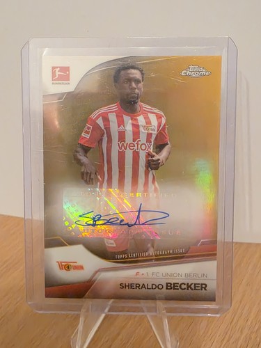 Sheraldo Becker 2022 Topps Chrome Bundesliga /50