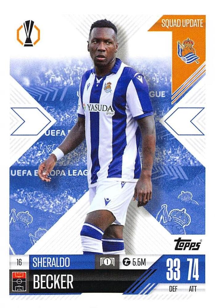 Sheraldo Becker 2024 Topps Match Attax UEFA Club Competitions Extra