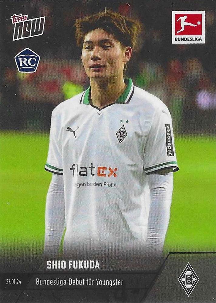 Shio Fukuda 2023 Topps Now Bundesliga German
