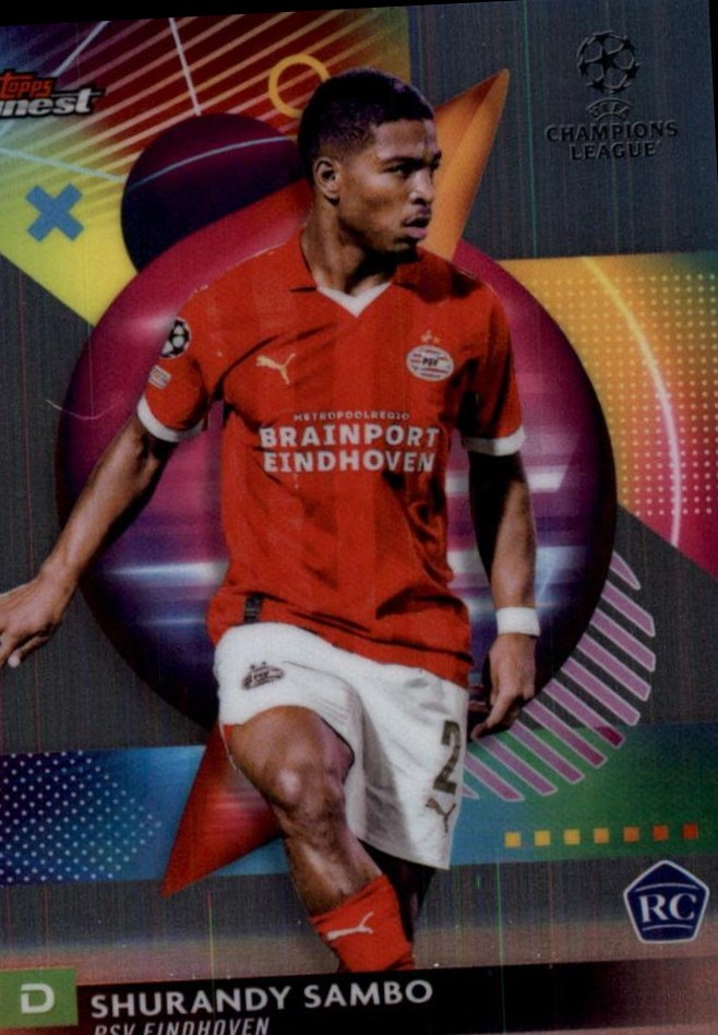 Shurandy Sambo 2023 Topps Finest UEFA Club Competitions