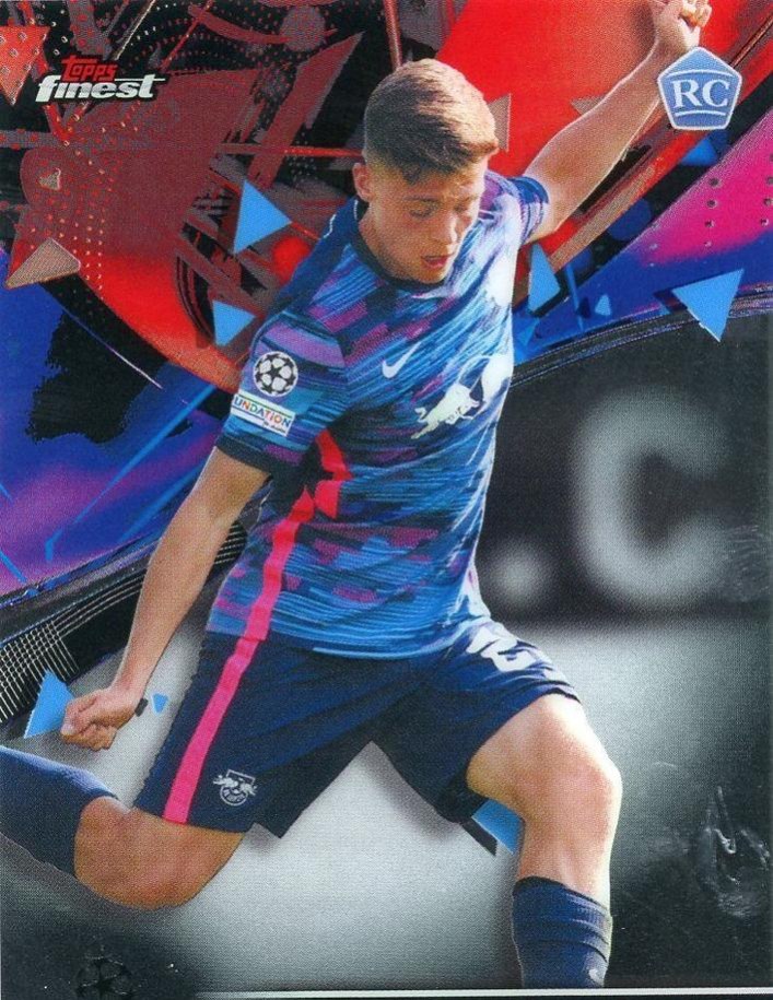 Sidney Raebiger 2021 Topps Finest UEFA 76