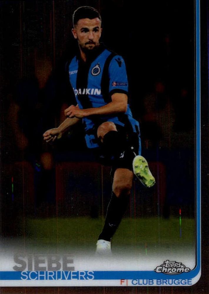 Siebe Schrijvers 2018 Topps Chrome UCC 11