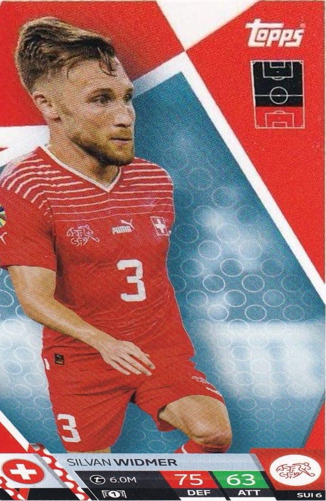 Silvan Widmer 2024 Topps Match Attax UEFA EURO
