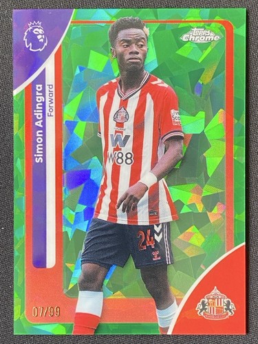 Simon Adingra 2026 Topps Chrome Green Sapphire /99
