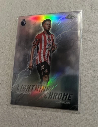 Simon Adingra 2025 Topps Chrome Lightning Chrome
