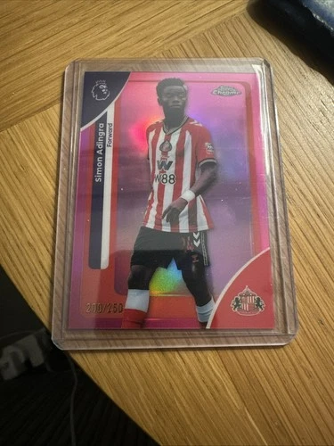 Simon Adingra 2025 Topps Chrome Pink Refractor /250