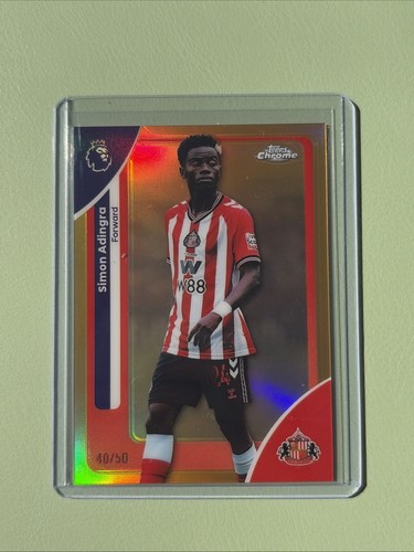 Simon Adingra 2024 Topps Chrome Premier League /50