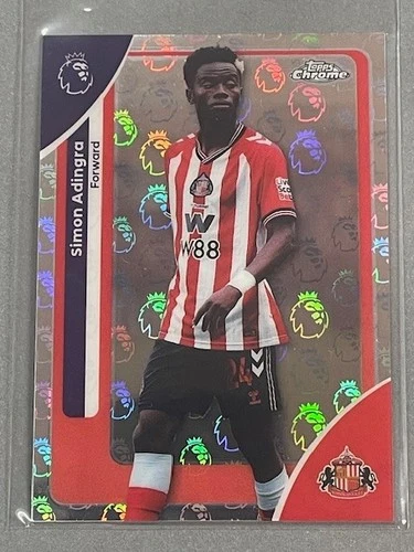 Simon Adingra 2026 Topps Chrome Premier League Logofractor